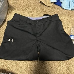 black under armour softball pants